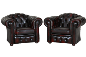 3+1+1 Chesterfield Highlander in ant. Red