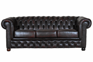 Robuuste Full Size Chesterfield met prettig medium zitcomfort. Gebruikt, circulair en vakkundig nagezien. Geleverd zoals op de foto, inclusief garantie.