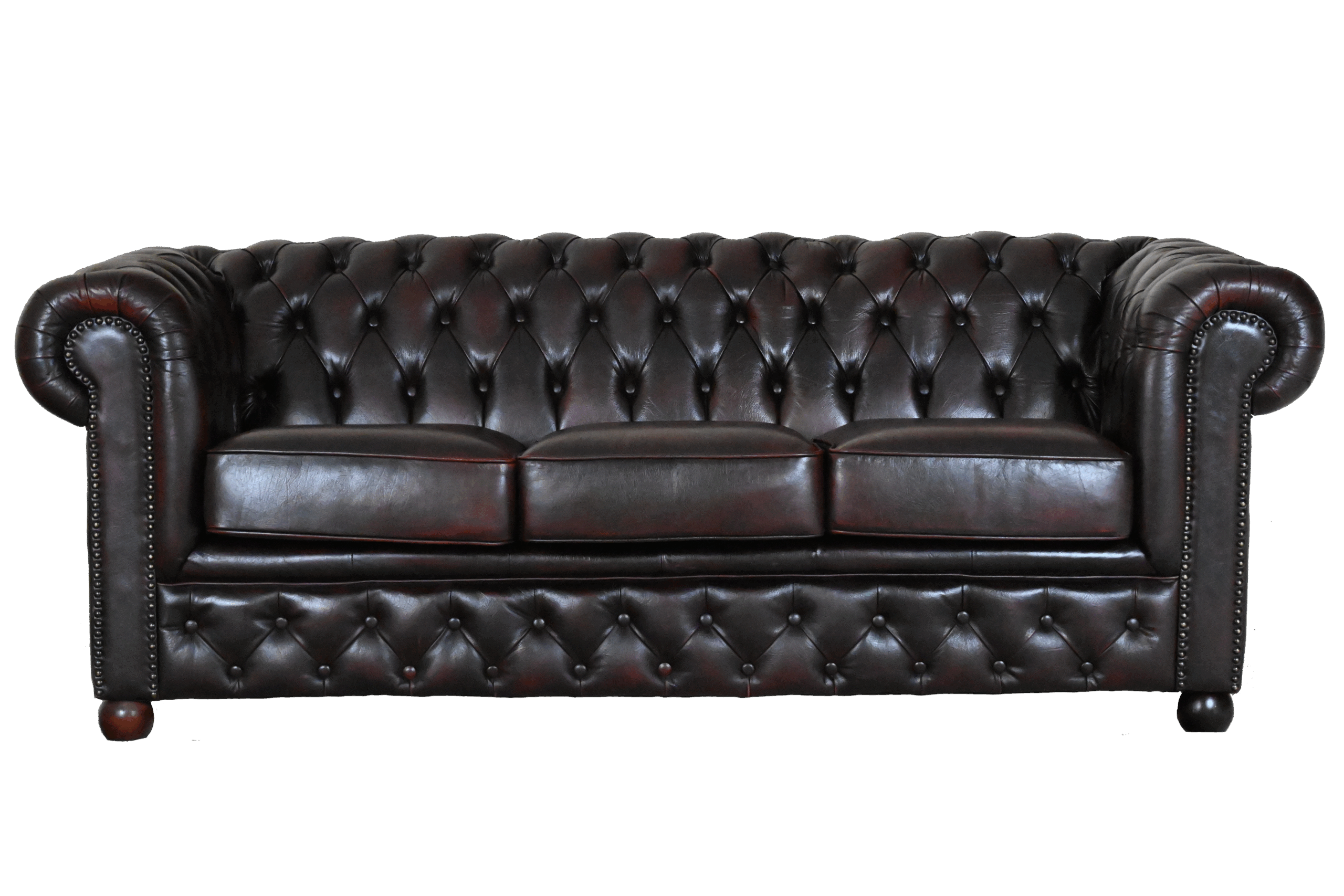 Robuuste Full Size Chesterfield met prettig medium zitcomfort. Gebruikt, circulair en vakkundig nagezien. Geleverd zoals op de foto, inclusief garantie.