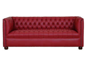 Eigentijdse Melody 3-zits bank in effen leer koop je bij Delta Chesterfield √ Hoogwaardige kwaliteit √ Tot 10 jaar garantie √ Kies zelf de maat