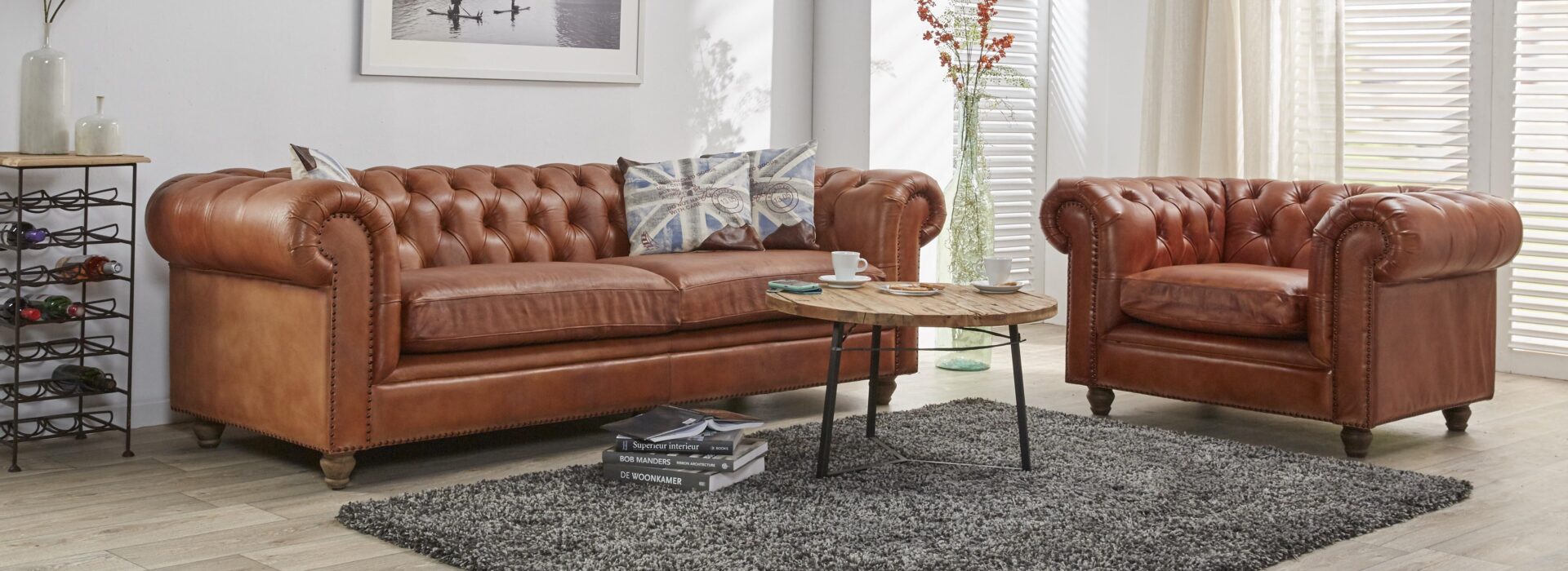 Malbeck eigentijdse Chesterfield